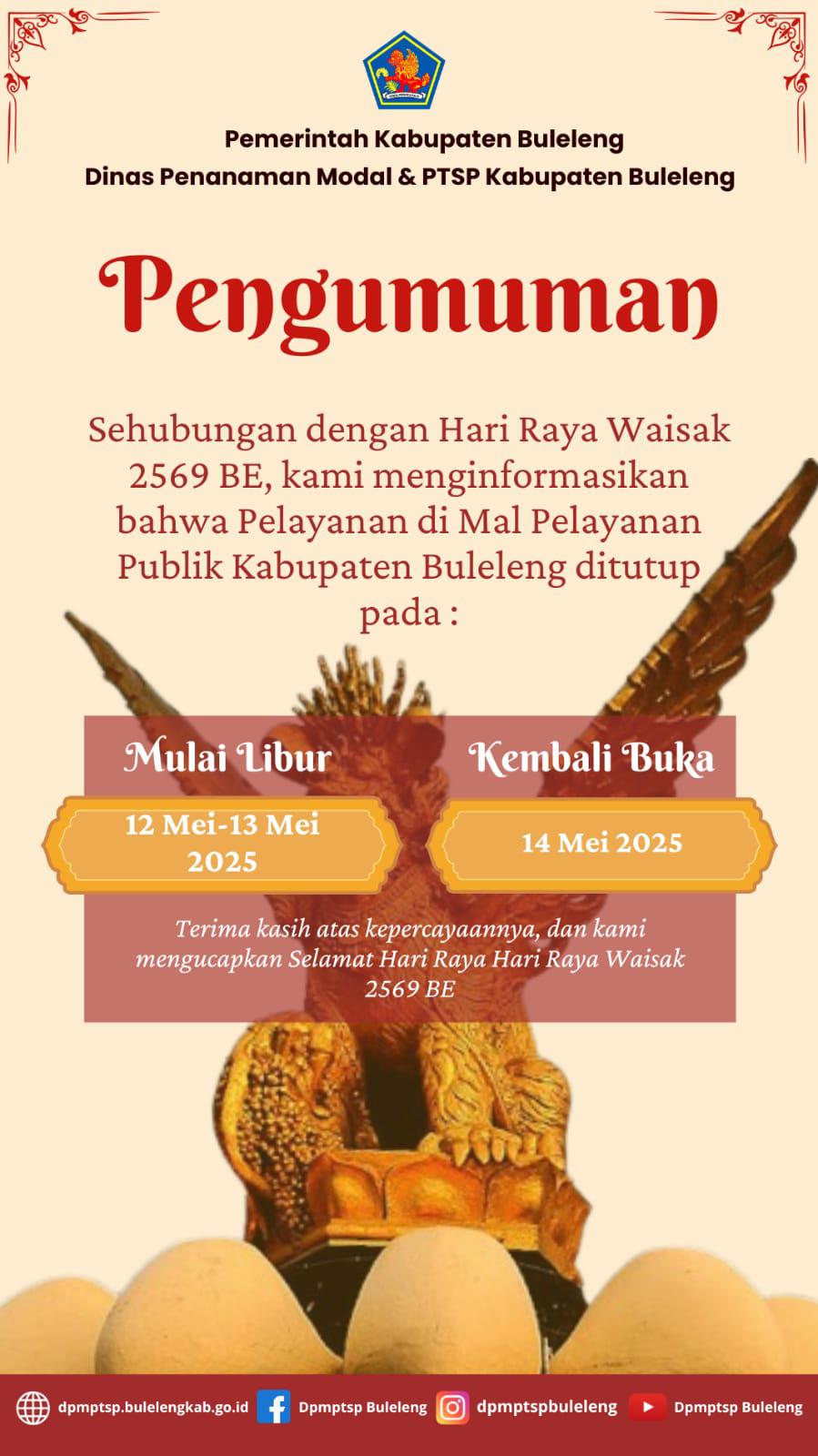 Libur Hari Raya Waisak