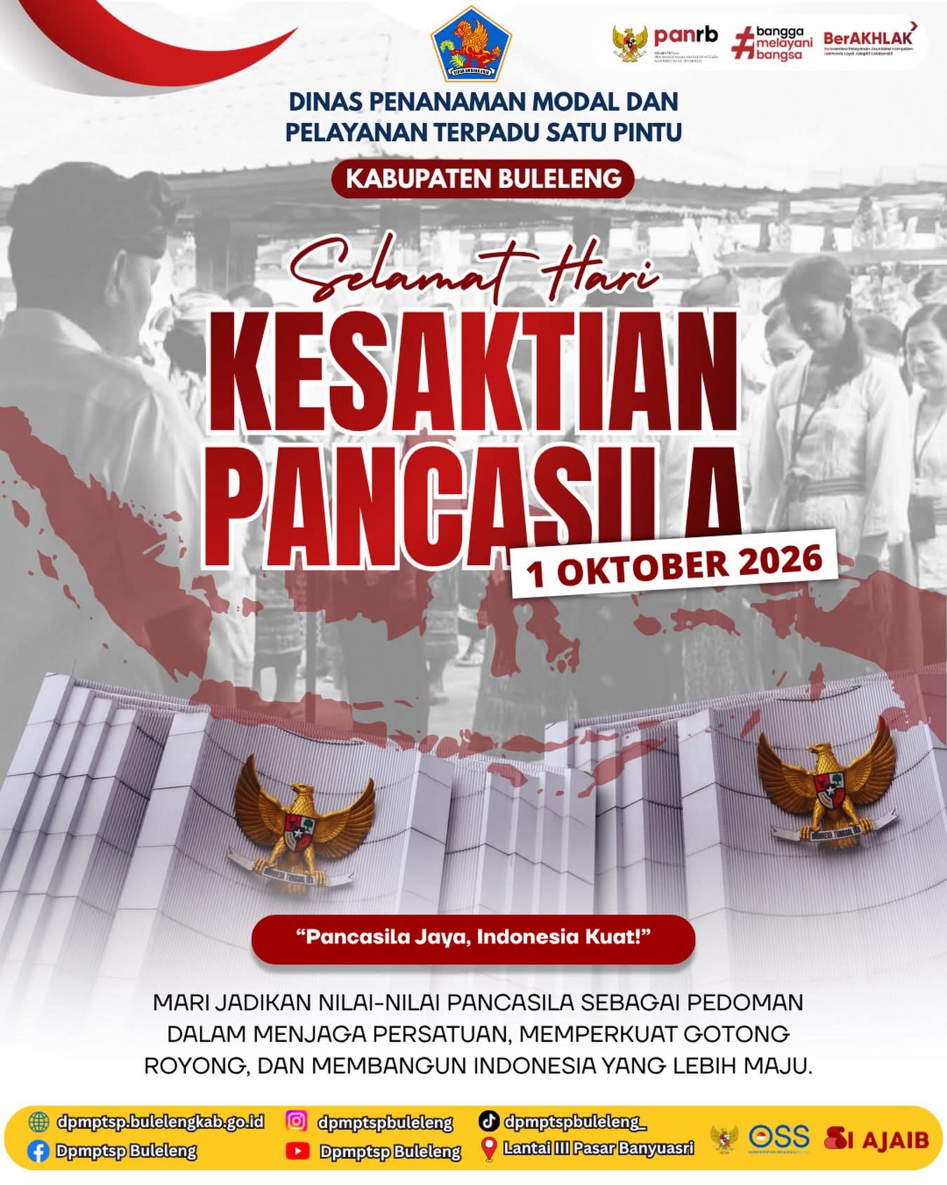 Selamat Hari Kesaktian Pancasila